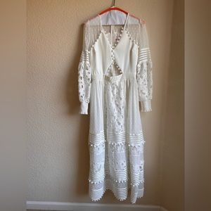 Beautiful, white stunning dress